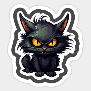 Baby Black Cat Sticker